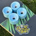 Колеса для скейтборда Bro Stuff 78A - Blue Swirl 70мм