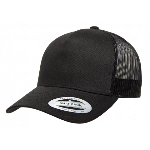 Кепка FlexFit 6506 Retro Trucker - Black Кепка FlexFit 6506 Retro Trucker - Black