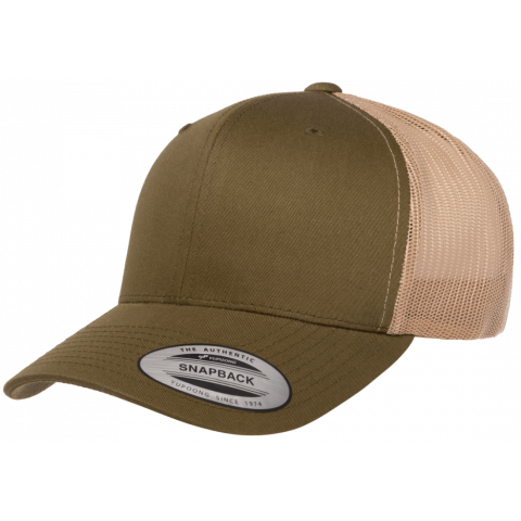 Кепка FlexFit 6606T Retro Trucker - Moss Green/Khaki Кепка FlexFit 6606T Retro Trucker - Moss Green/Khaki