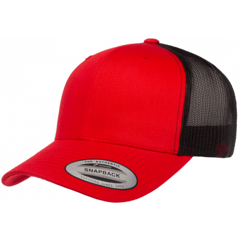 Кепка FlexFit 6606T Retro Trucker - Red/Black Кепка FlexFit 6606T Retro Trucker - Red/Black
