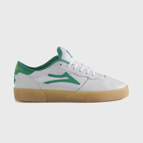 Кеды Lakai Cambridge White/Green Leather 9.5us Кеды Lakai Cambridge White/Green Leather 9.5us